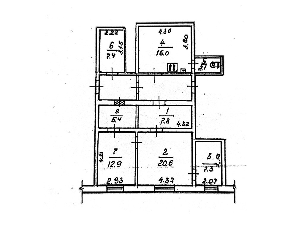 Продажа 3-комнатной квартиры 80 м², Бунина ул., 27