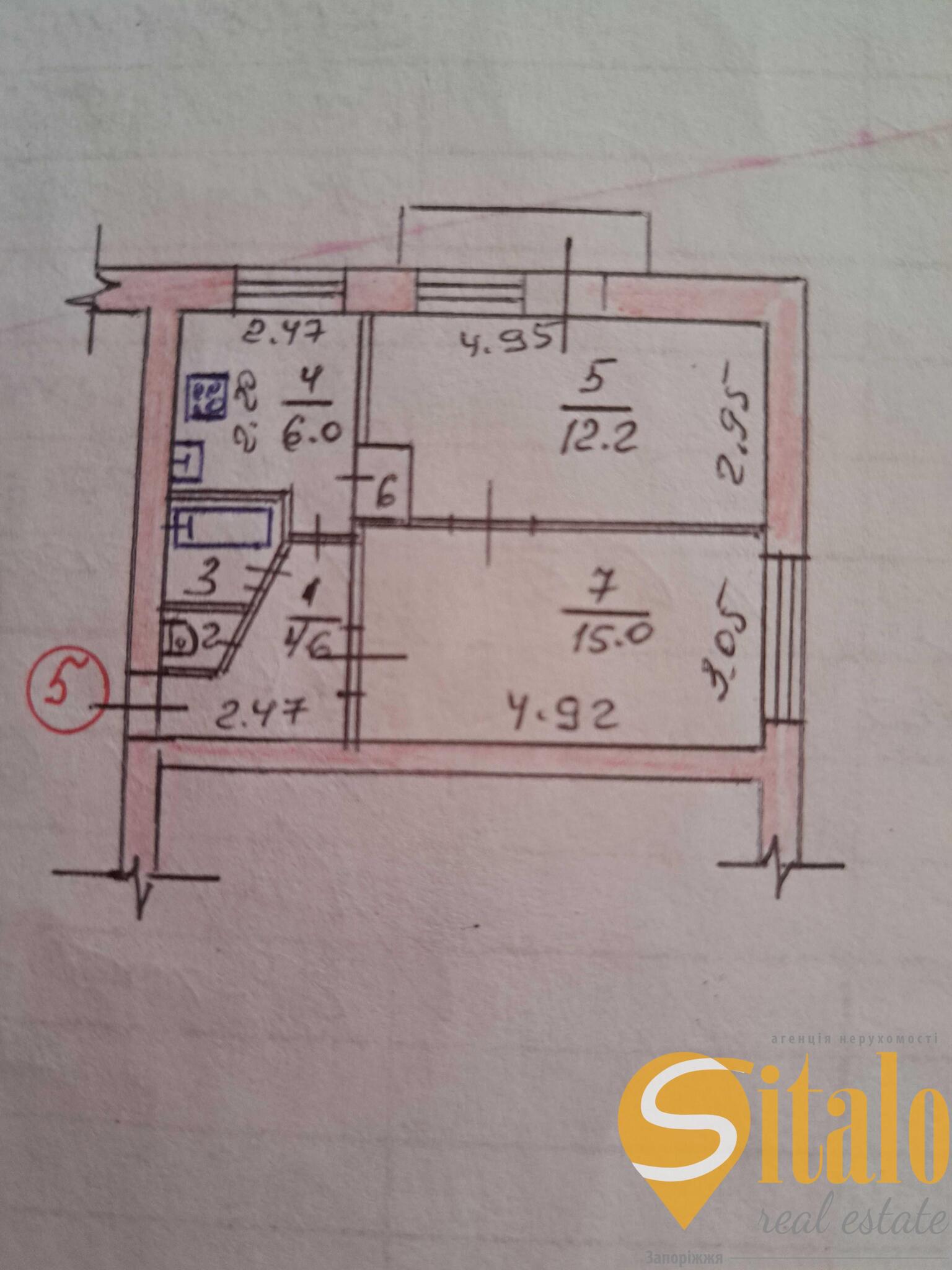 Продаж 2-кімнатної квартири 42 м², Полякова вул.