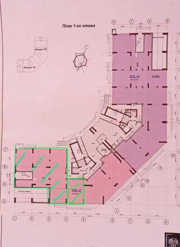 Оренда приміщення вільного призначення 555 м², Полуничний пров.