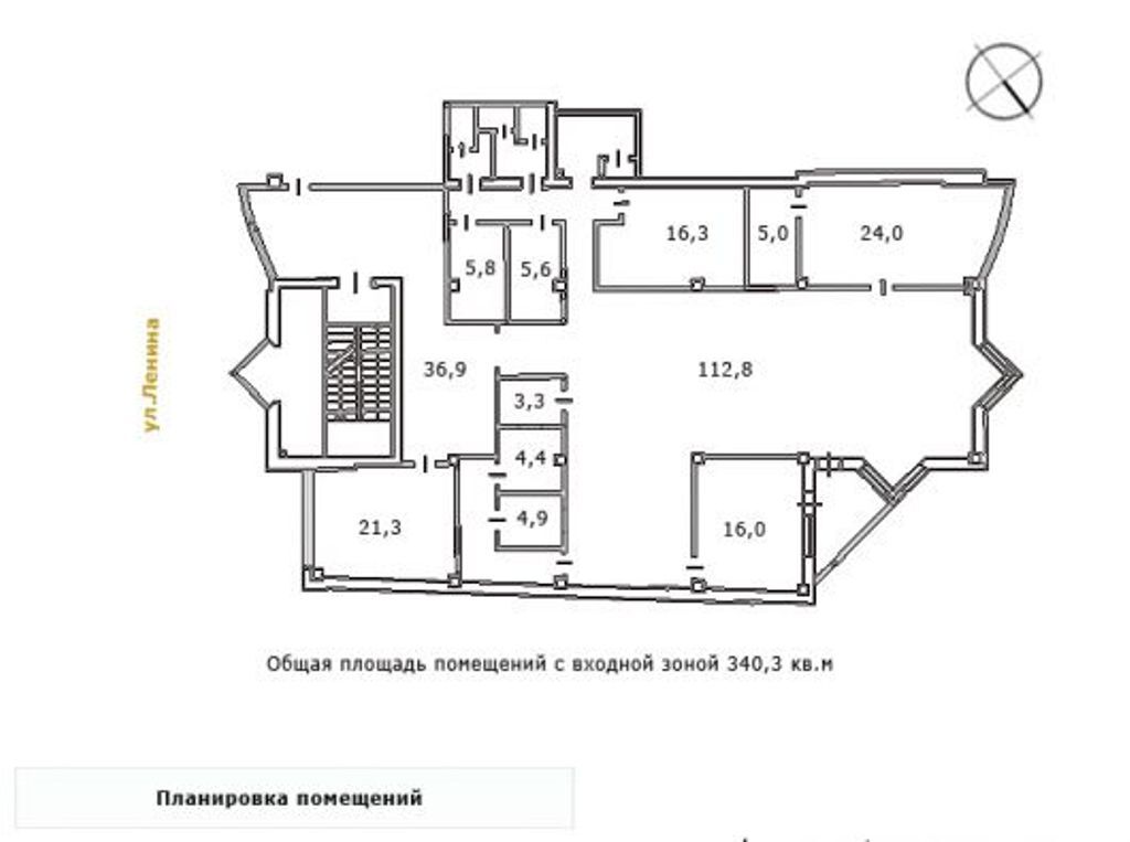 Продаж офісу 340 м², Воскресенська вул., 28