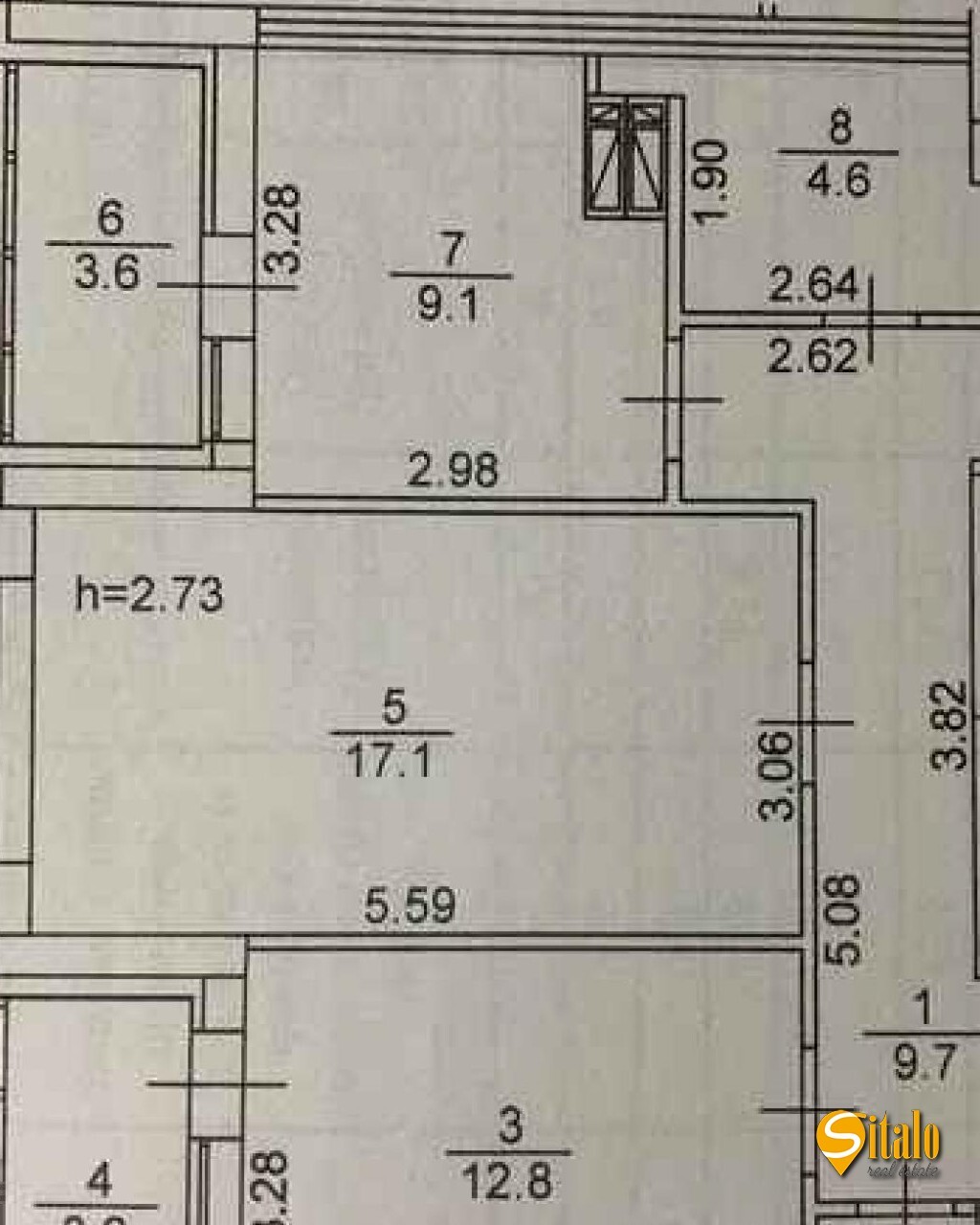 Продажа 2-комнатной квартиры 62 м², Тираспольская ул., 54