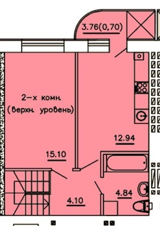 Продажа 2-комнатной квартиры 70 м², Семена Палия ул., вул.,22