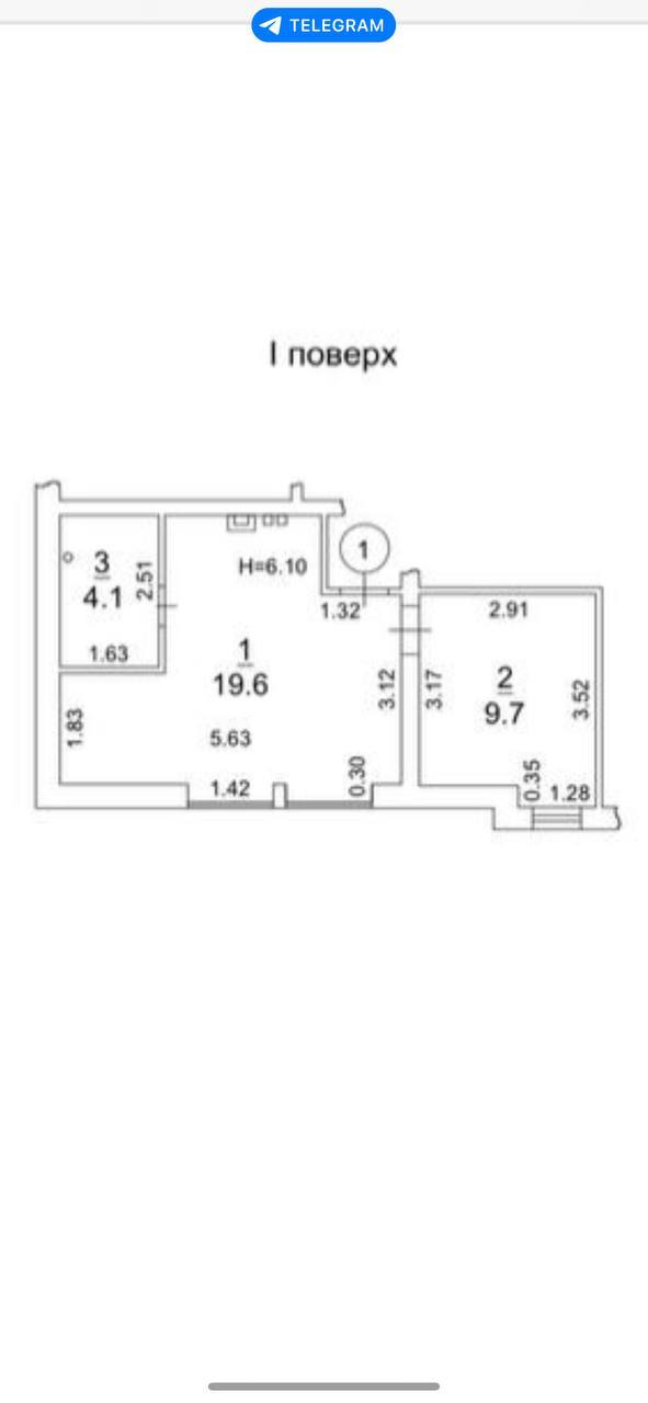 Продажа 1-комнатной квартиры 17 м², Кордонный пер., 25