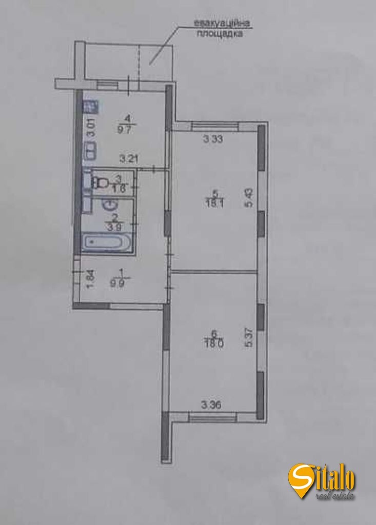 Продажа 2-комнатной квартиры 62.8 м², Сергея Данченко ул., 32Б