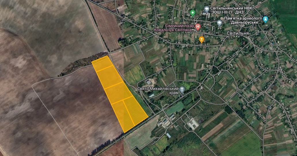 Продаж ділянки під фермерське господарство 1800 соток