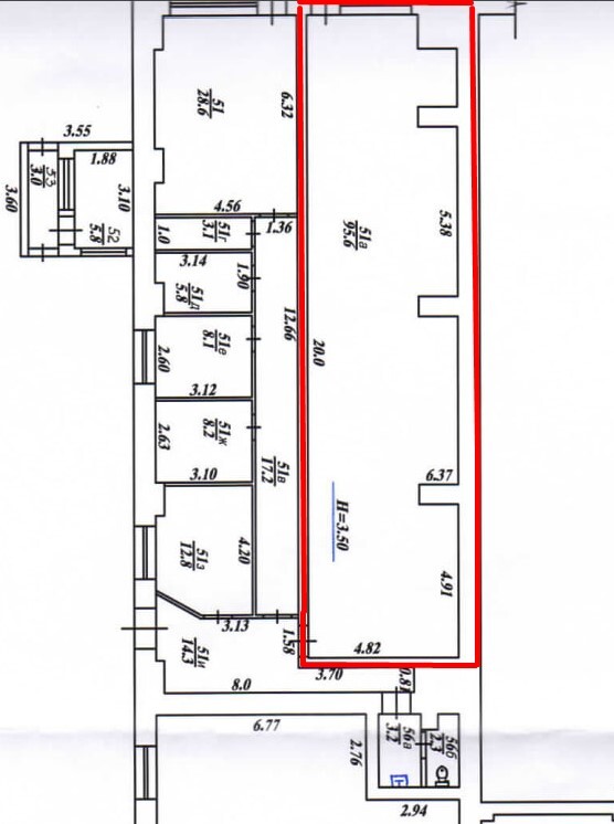 Продажа торгового помещения 100 м², Славянская ул., 8