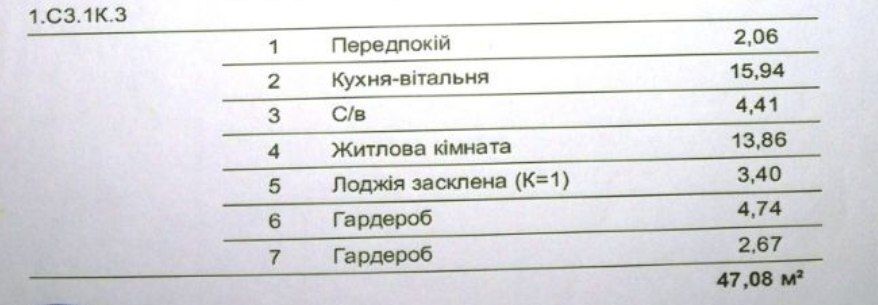 Продаж 1-кімнатної квартири 47 м², Євгена Сверстюка вул., 54