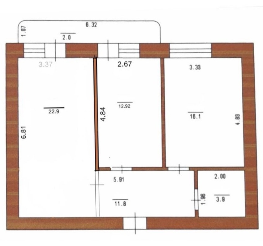 Продажа 2-комнатной квартиры 70 м², Французский бул., 2