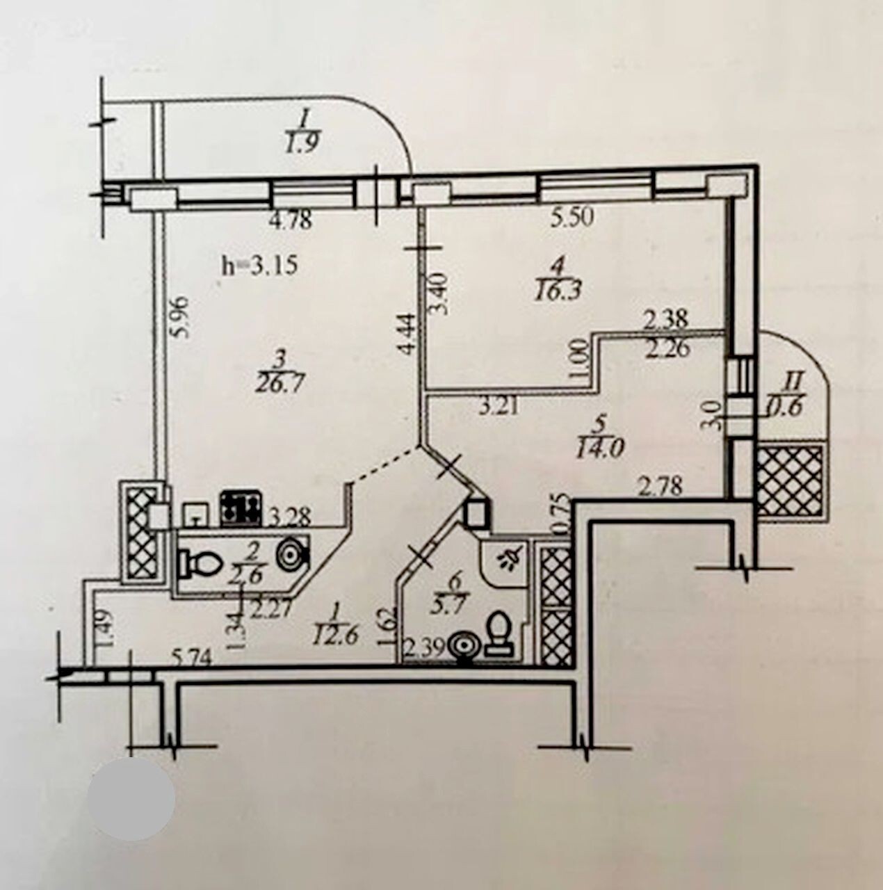 Продаж 3-кімнатної квартири 83 м², Дмитрія Яворницького просп., 5