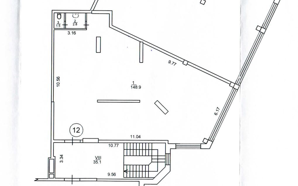 Продаж офісу 153 м², Кудряшова вул., 18а