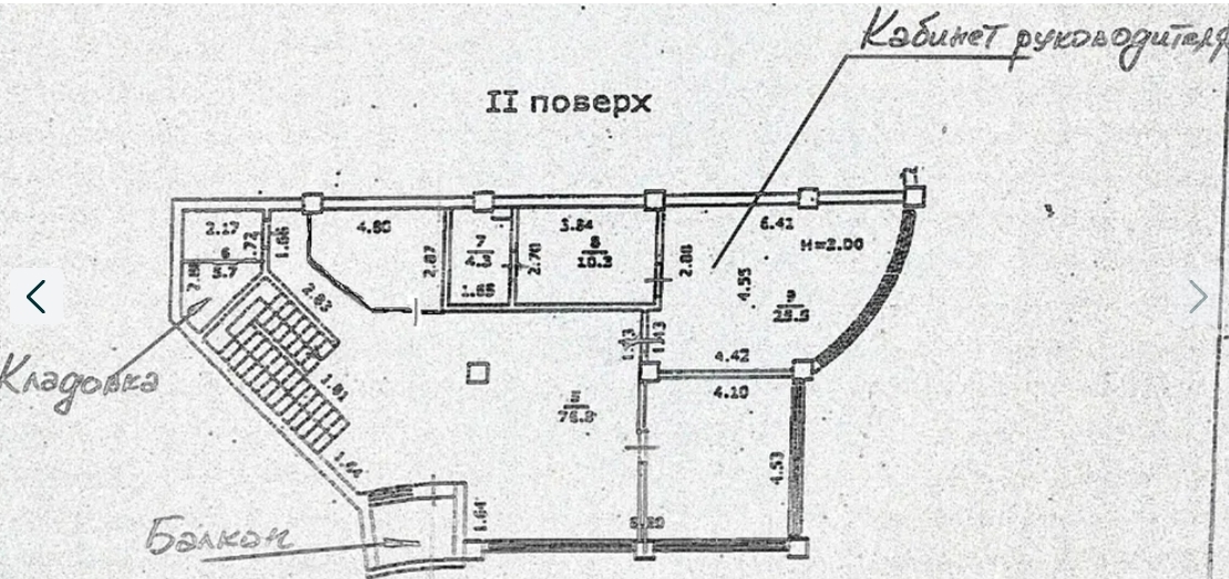 Аренда офиса 265 м², Шевченко просп.