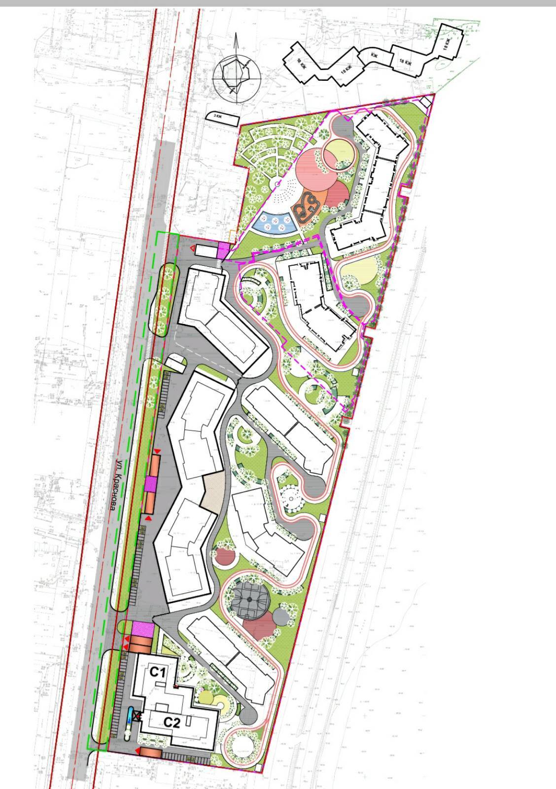 Продаж офісу 55.3 м², Краснова вул., 7