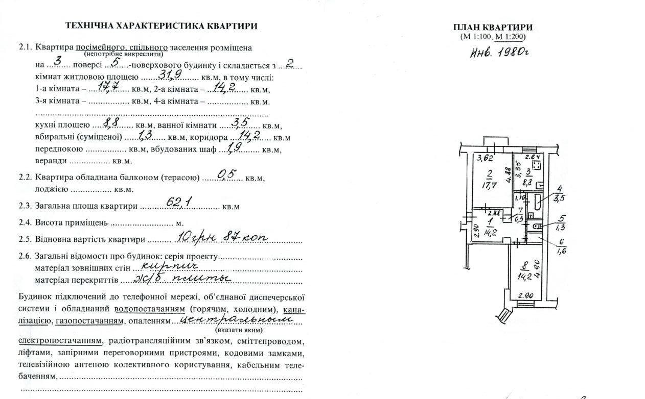 Продаж 2-кімнатної квартири 65 м², Дмитрія Яворницького просп.