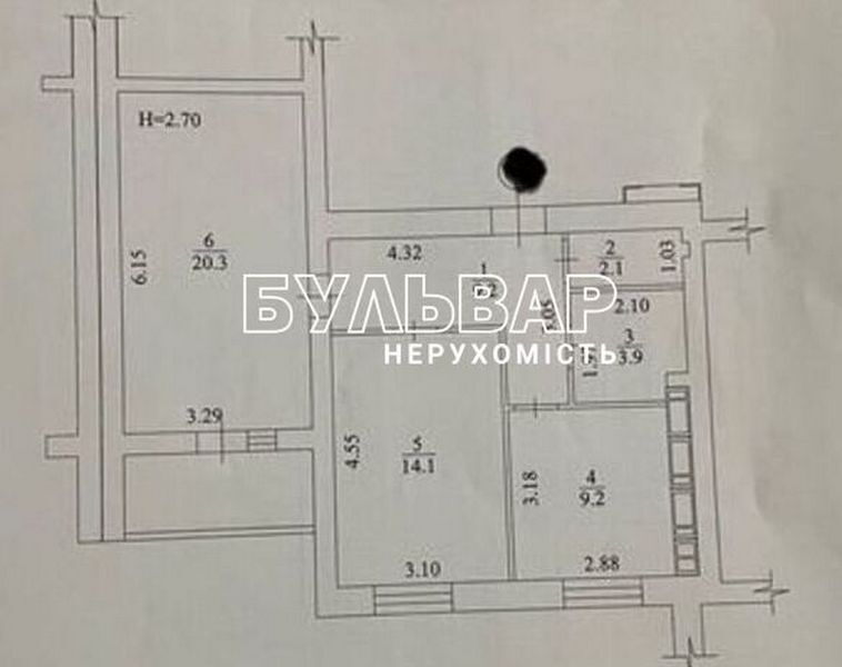 Продаж 2-кімнатної квартири 60 м², Заливна вул.