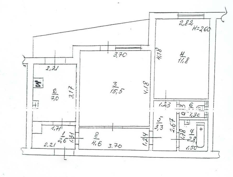 Продаж 2-кімнатної квартири 51 м², Фонтанская дор.