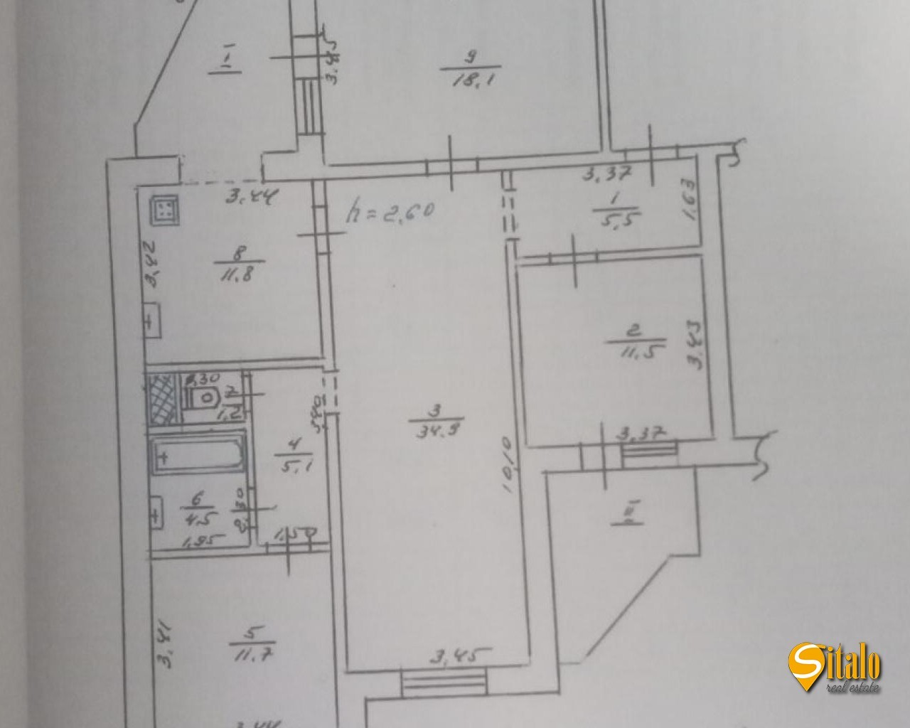 Продажа 4-комнатной квартиры 108 м², Петра Григоренко просп., 5