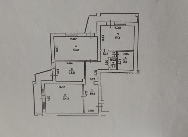 Продажа 3-комнатной квартиры 105.1 м², Декабристов ул., 12/37