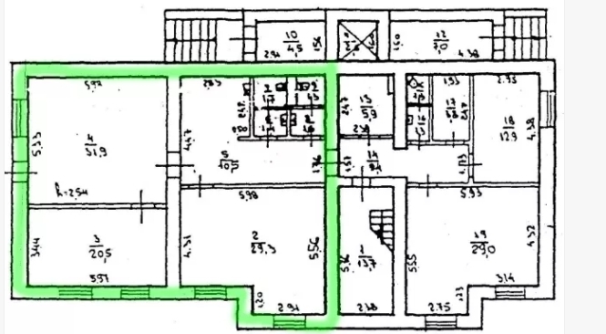 Аренда офиса 98 м², Жуковского ул.