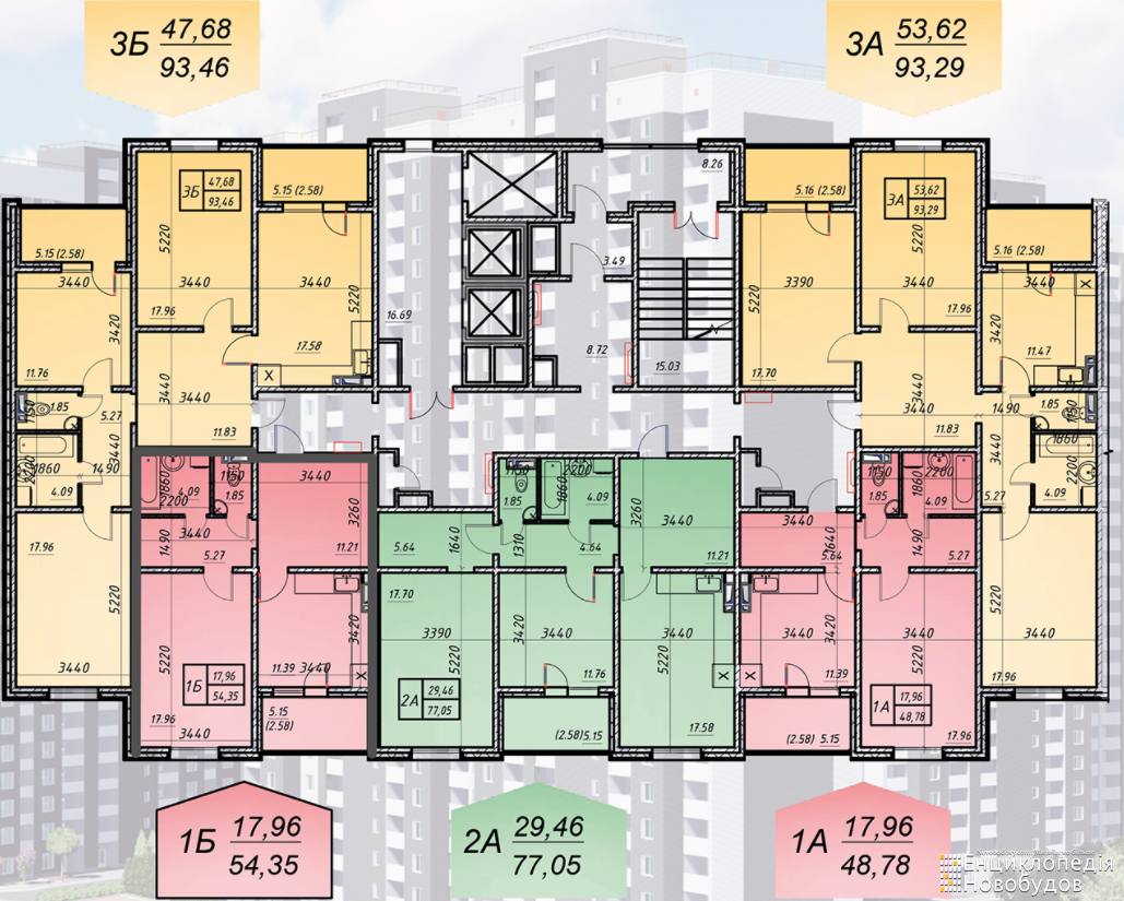 Продаж 2-кімнатної квартири 77.05 м², Коноплянська вул., 22А