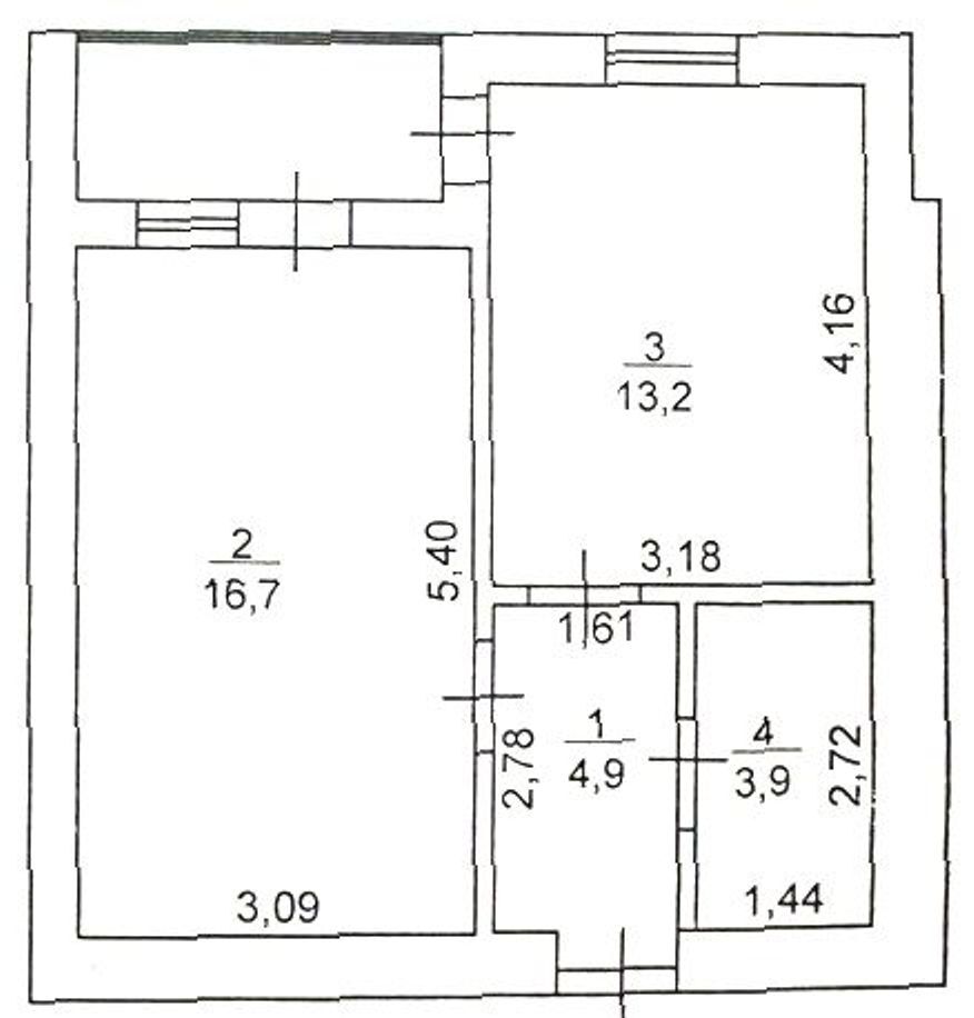 Продажа 1-комнатной квартиры 39 м², Минеральная ул.