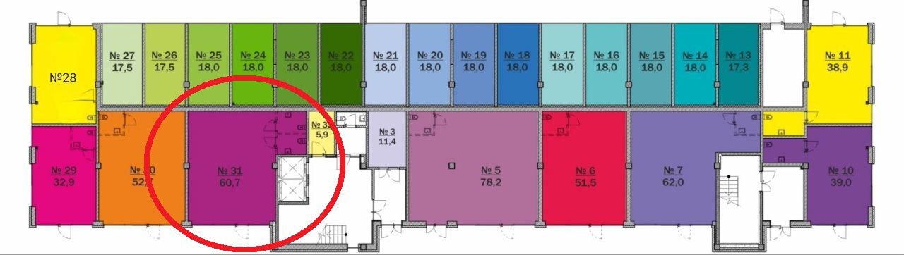 Продаж іншого торгівельного приміщення 61 м², Кобзаря бул., 2