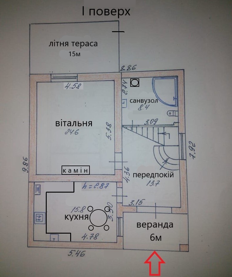 Продаж будинку 127.5 м², Садово-Янтарна,136