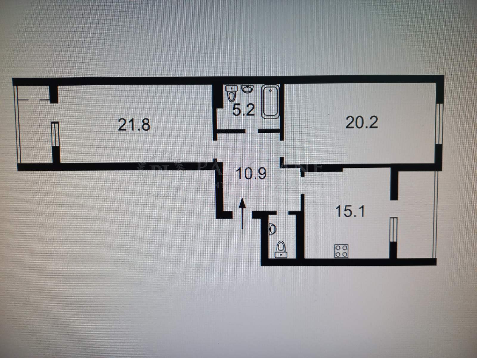 Продаж 2-кімнатної квартири 77.5 м², Багговутівська вул., 25