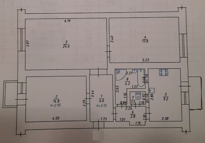 Продажа 3-комнатной квартиры 82 м², Петра Юрченко ул.