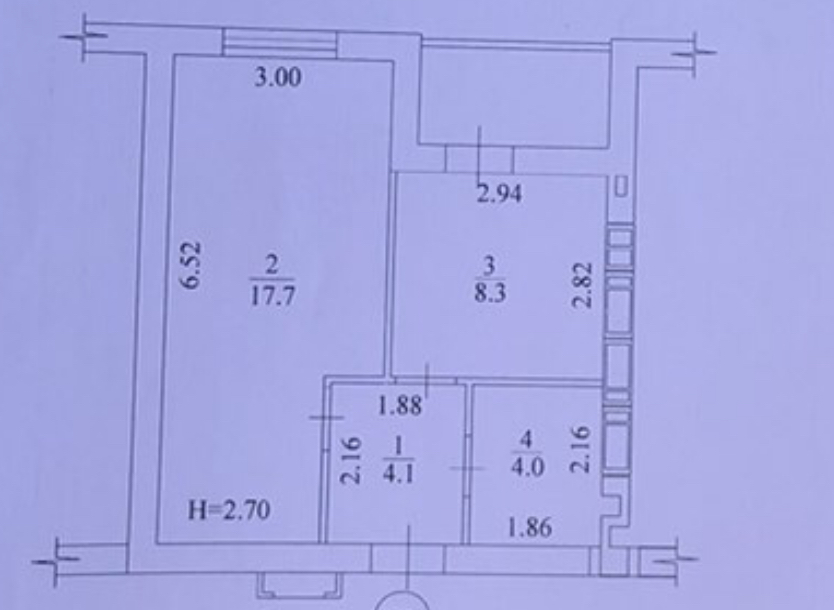 Продаж 1-кімнатної квартири 37.1 м², Борткевича вул.