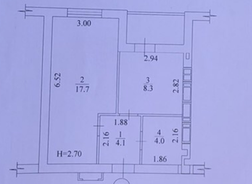 Продажа 1-комнатной квартиры 37.1 м², Борткевича ул.