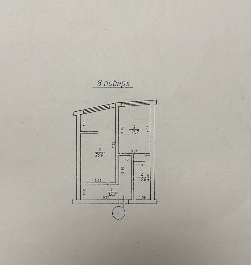 Продаж 1-кімнатної квартири 61 м², Аркадіївський пров., 9/1