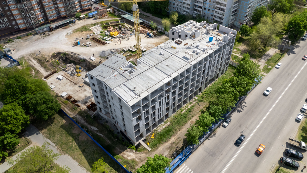 Ход строительства КК Атмосфера, апр, 2024 год