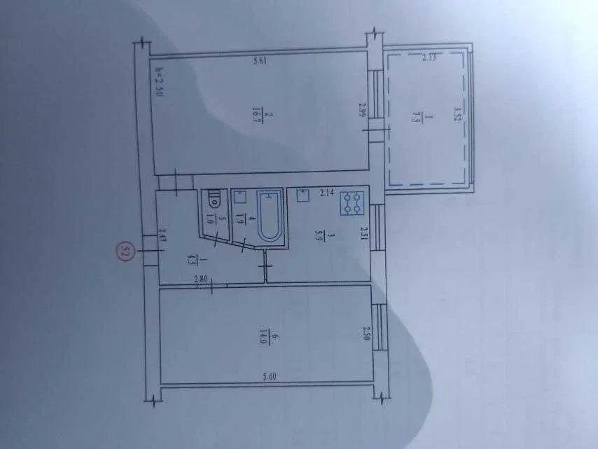 Продажа 2-комнатной квартиры 52 м², Михаила Грушевского ул.