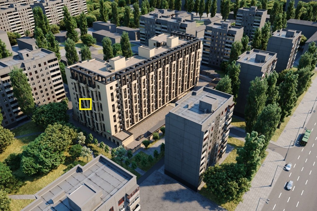 Продаж 1-кімнатної квартири 45.6 м², Слобожанський просп.