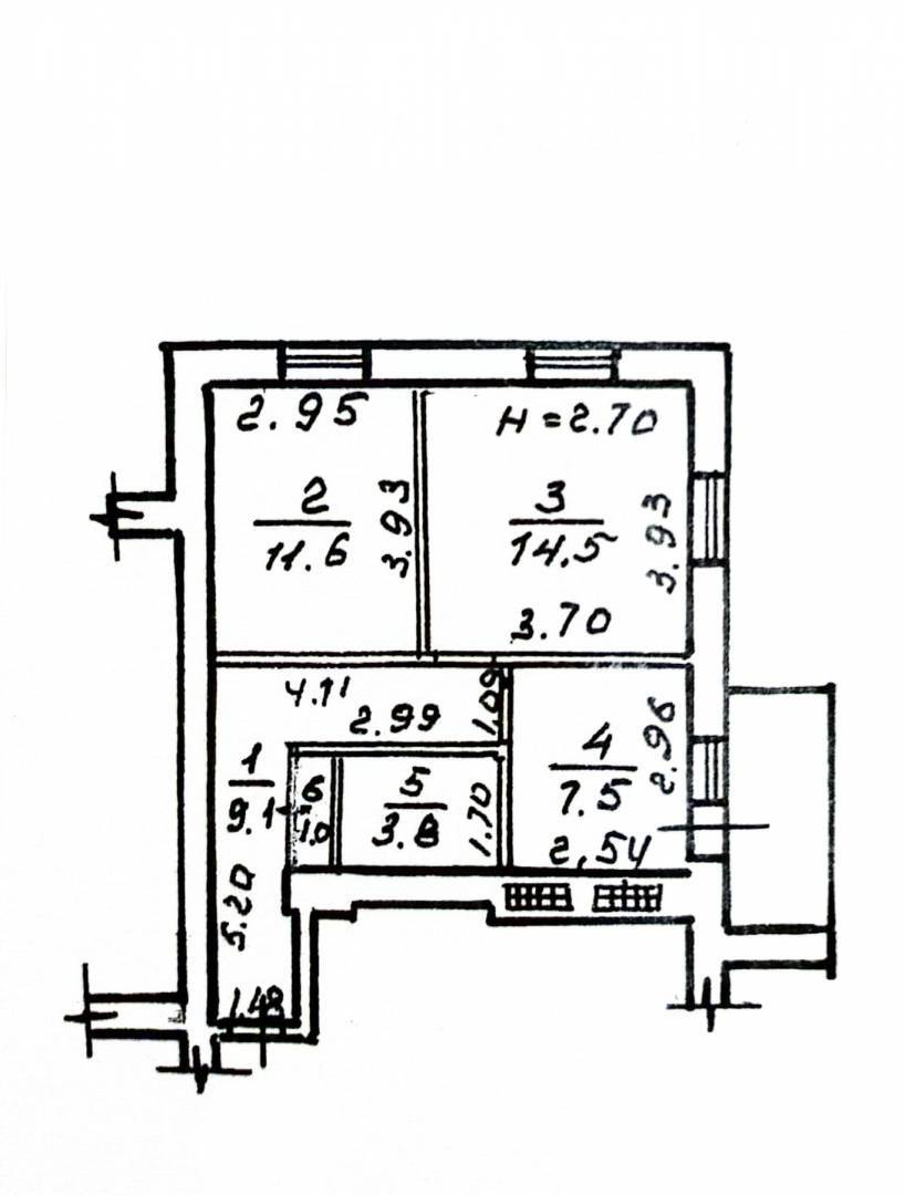 Продаж 2-кімнатної квартири 49 м², Грушевского Михаила вул.