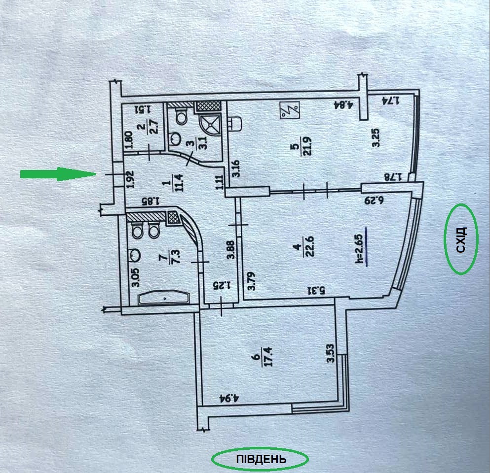 Продаж 2-кімнатної квартири 86.4 м², Миколи Ушакова вул., 1В