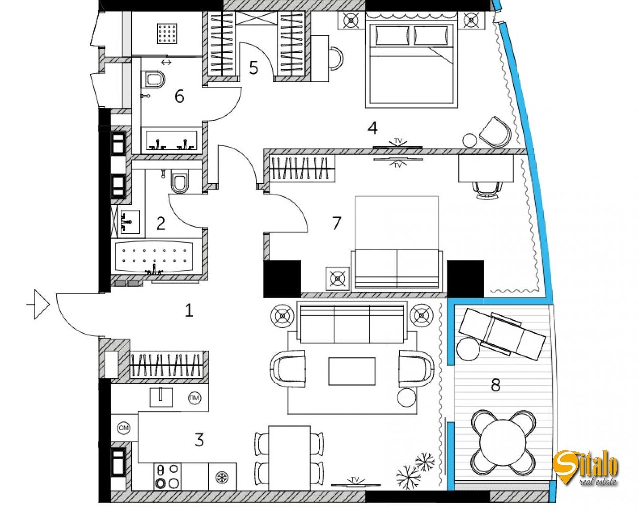 Продажа 2-комнатной квартиры 84 м², Иоанна Павла II ул., 11