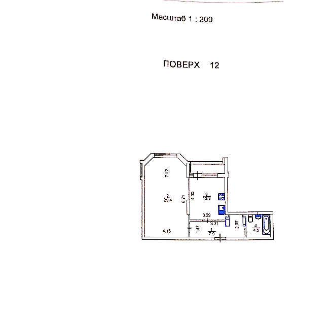 Продажа 1-комнатной квартиры 58 м², Золотоношская ул., вул.27