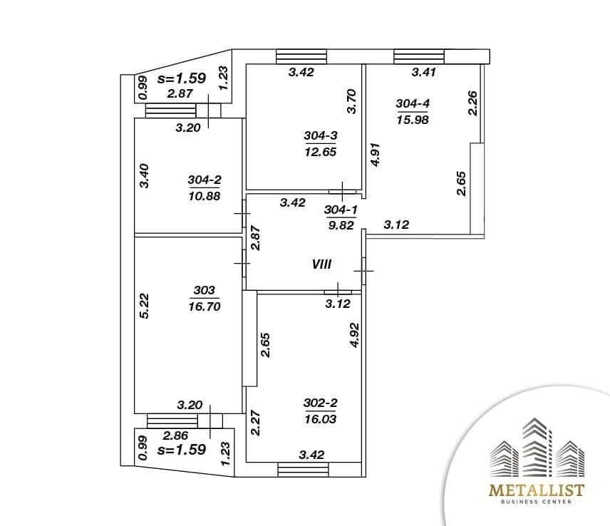 Продаж офісу 123 м², Плеханівська вул., 92А