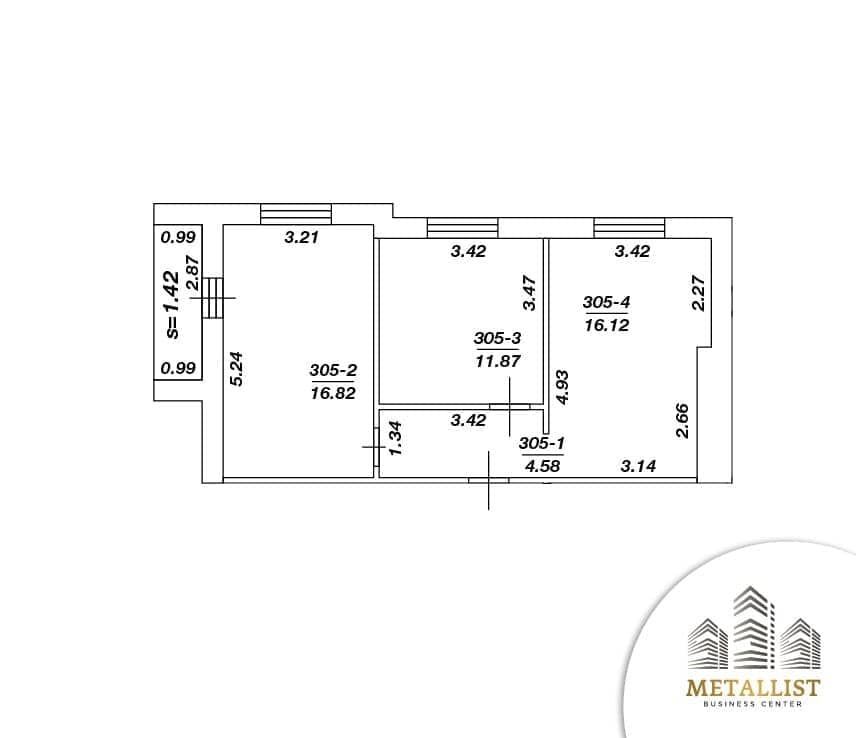 Продажа офиса 51 м², Плехановская ул., 92а