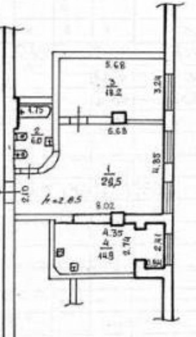 Продажа 2-комнатной квартиры 60 м², Европейская ул.
