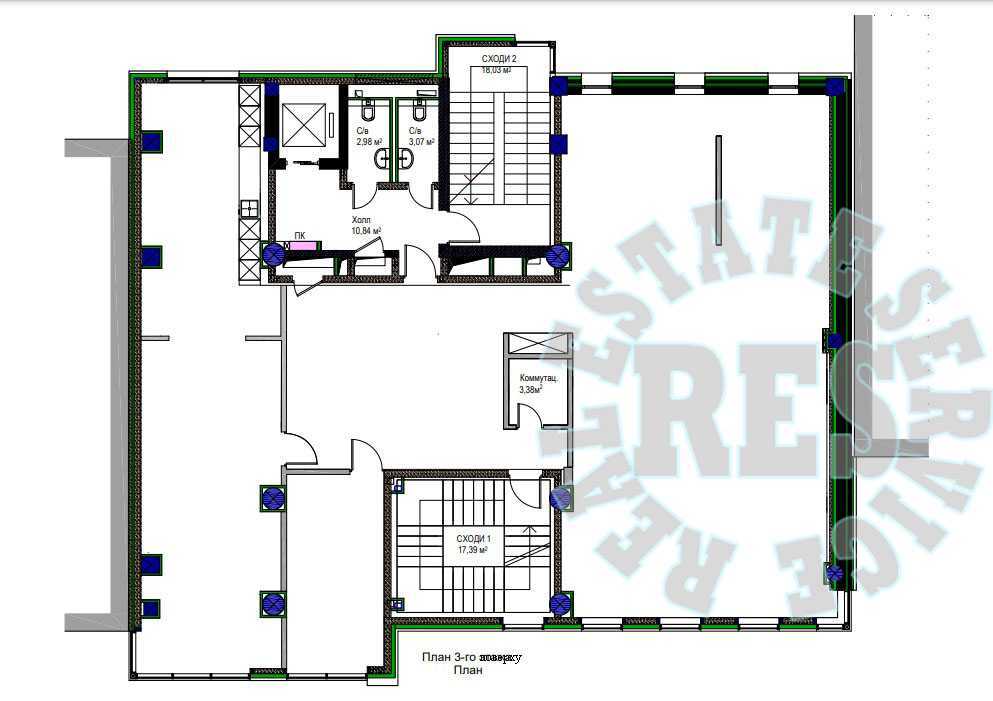 Оренда офісу 290.3 м², Тургенєвська, 55А