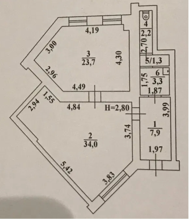Аренда офиса 72 м², Посмитного ул.