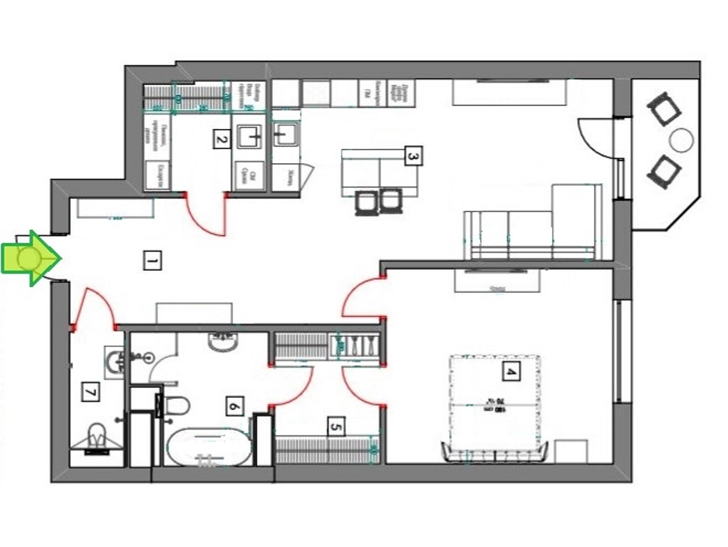 Продажа 1-комнатной квартиры 90 м², Спасская ул., 35