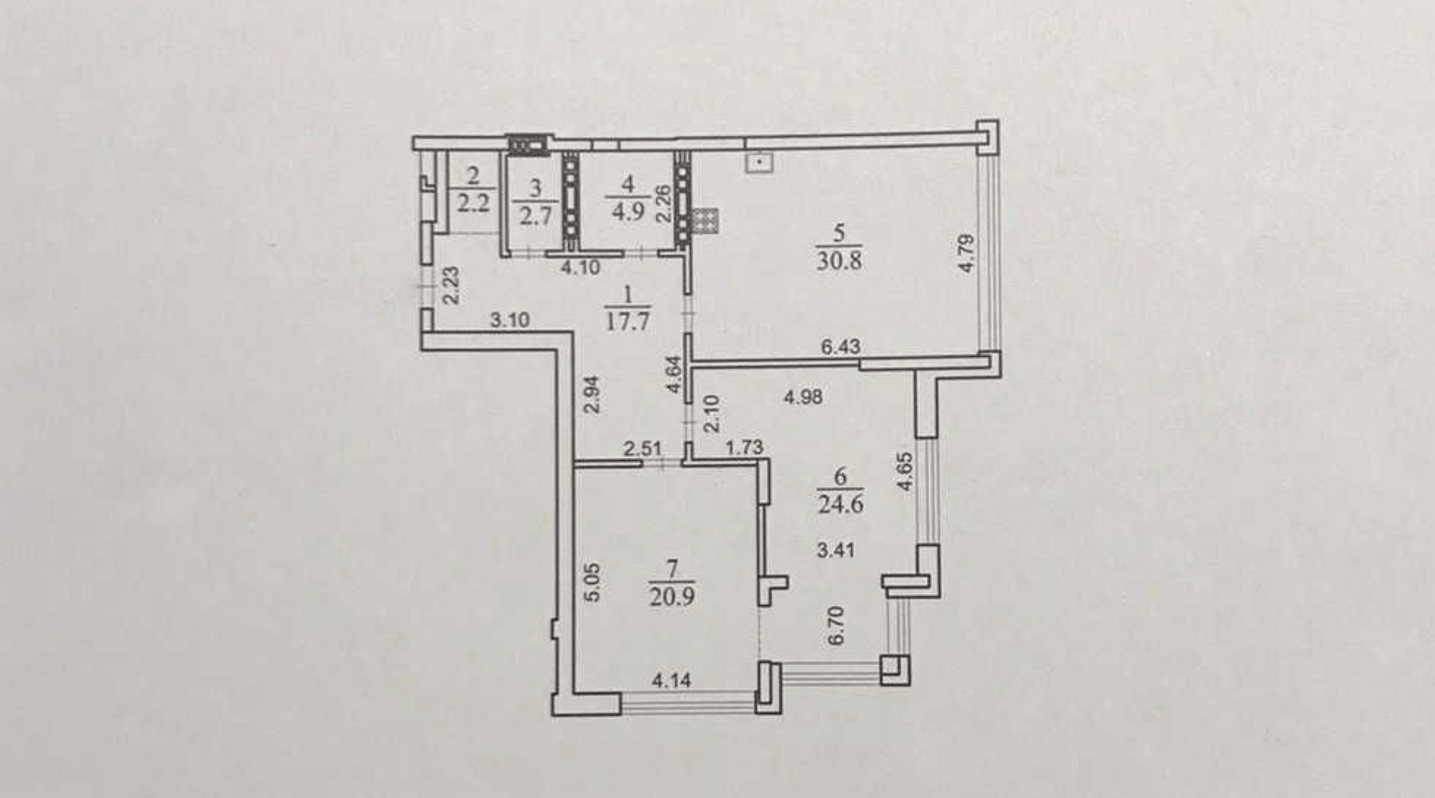 Продажа 2-комнатной квартиры 104 м²