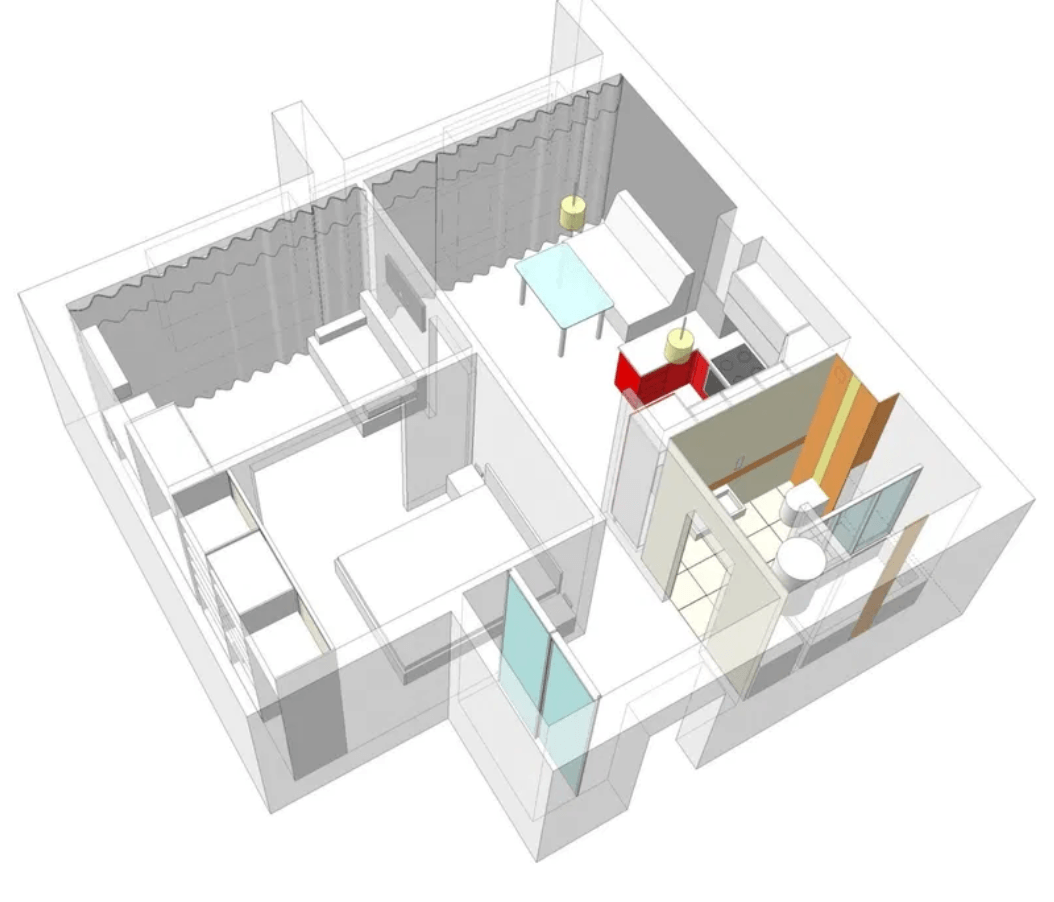 Аренда 2-комнатной квартиры 51 м²