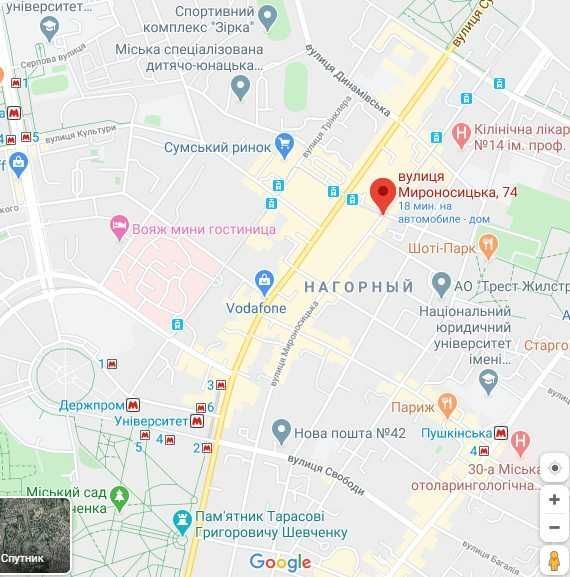 Аренда 1-комнатной квартиры 37 м²