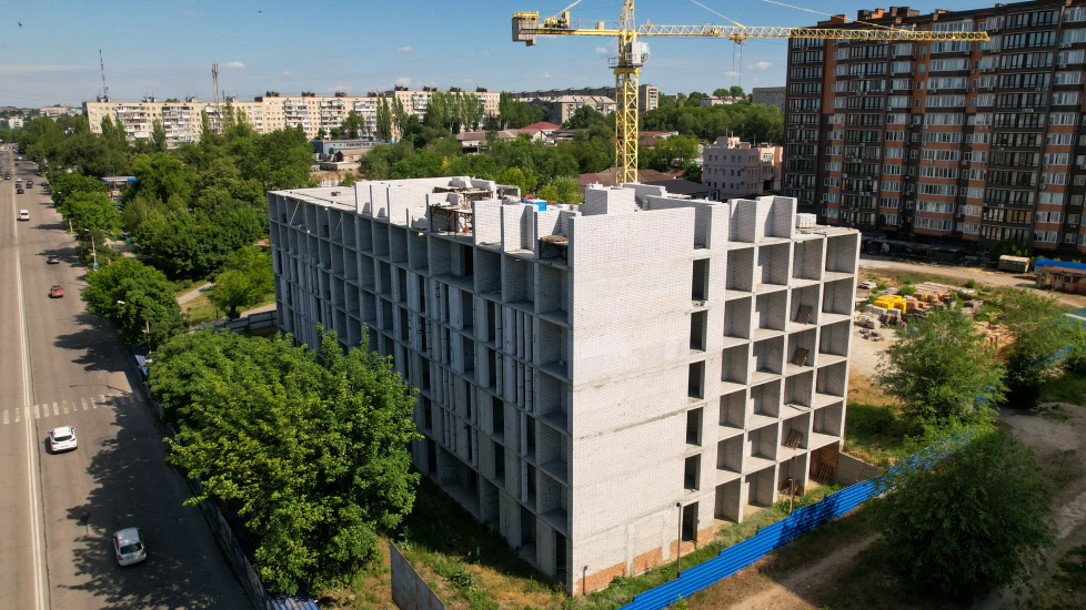 Ход строительства КК Атмосфера, июнь, 2024 год