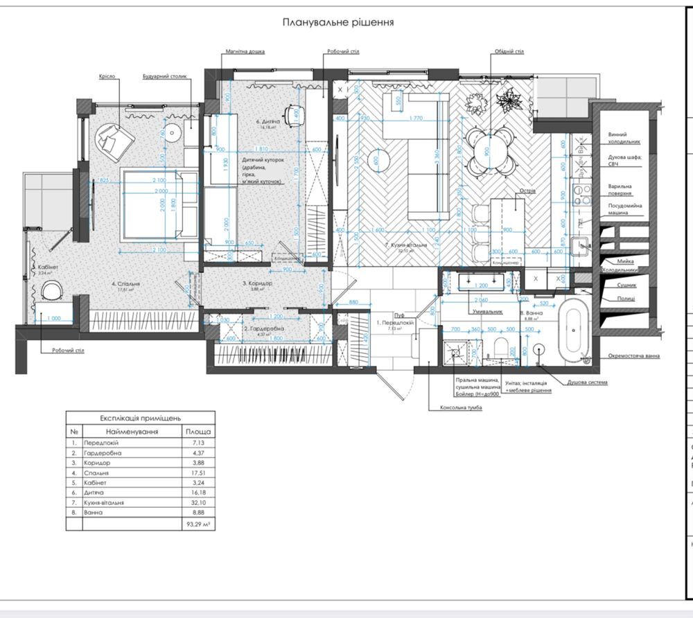 Продаж 3-кімнатної квартири 94 м²