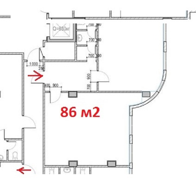 Аренда офиса 85 м², Кудрявский спуск, 10